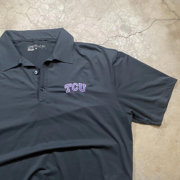 Nike golf TCU Horned Frogs GameDay Polo Shirt X-Large - Picture 4 of 8